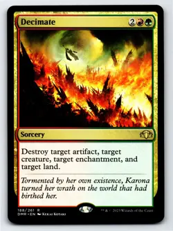 Decimate R Dominaria Remastered # 188 NM Normal - Image 1