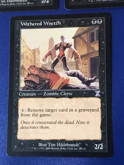 Withered Wretch X3 Time Spiral Shifted LP Condition See Front/back Pics - Image 2