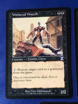 Withered Wretch X3 Time Spiral Shifted LP Condition See Front/back Pics - Image 3