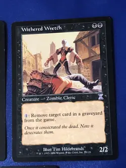 Withered Wretch X3 Time Spiral Shifted LP Condition See Front/back Pics - Image 4