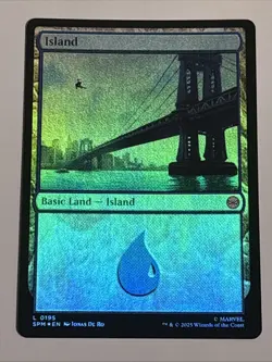 MTG Universes Beyond: Spider-man Island Foil 0195 NM - Image 1