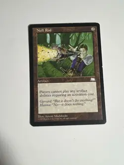 Null Rod Weatherlight Regular Mtg Magic The Gathering Lightly Played - Image 1