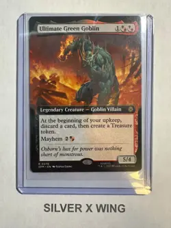 Ultimate Green Goblin Extended Art x1, MTG, Marvel's Spider-Man, SPM, NM - Image 1