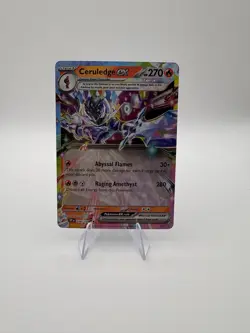 Ceruledge ex Double Rare Holo 036/191 Pokemon SV08: Surging Sparks - Image 1
