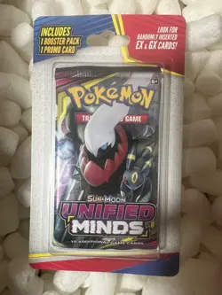 Pokemon x1 Unified Minds Checklane Blister Deoxys Pack Art GX EX Promo New! 🔥 - Image 1