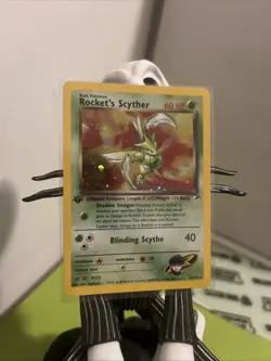 Rocket's Scyther 1st Edition Gym Heroes - 13/132 Holo - Pokemon TCG - Image 1