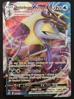 Inteleon VMAX 050/192 SWSH Rebel Clash Full Art Ultra Rare Holo Pokemon 2020 NM - Image 1