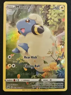 Mareep GG34/GG70 Crown Zenith Galarian Gallery FA Holo Rare Pokemon TCG 2023 NM - Image 1