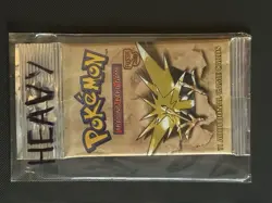 Pokemon TCG Fossil Sealed Long Crimp Booster Pack, Heavy 21.2g - Image 1