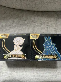 Pokemon Mega Evolution Sealed ETB Set Gardevior and Lucario New - Image 1