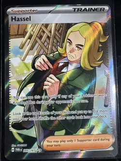 Pokemon Hassel 205/167 Twilight Masquerade Ultra Rare Full Art Holo NM - Image 1