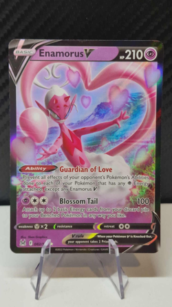 Pokemon TCG Enamorus V Sword & Shield - Lost Origin 082/196 Holo Ultra Rare - Image 1