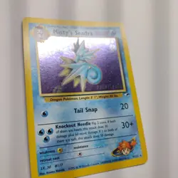 Pokemon TCG Misty's Seadra Prerelease 9/132 Gym Heroes Holo NM/LP - Image 2