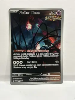 Flutter Mane 097 Holo Rare Exclusive Promo - Temporal Forces Pokemon Near Mint - Image 1