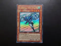 Yugioh - Elemental Hero Stratos JUMP-EN012 Ultra Rare Promo - Image 1