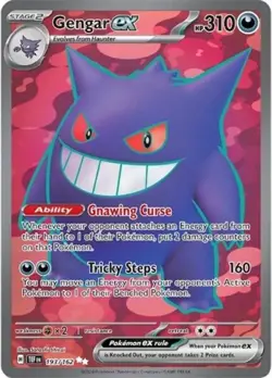 Pokemon Gengar ex - 193 NM 1st Edition Normal SV05: Temporal Forces - Image 1