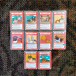 Pokkedo Lot - Shiook Set - 10 Cards - Fan Made Pokemon Pardoy Derpy #1 - Image 1