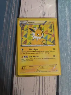 Jolteon BW91 Black & White Promo Holo 2013 Played Nintendo Pokemon Card - Image 1