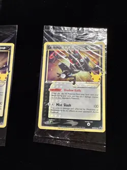 2x SEALED Greninja Gold Star SWSH144 25th Anniversary Celebrations Promo Card - Image 3