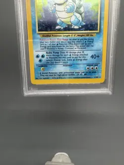Blastoise 1999 Pokemon Base Set Holo Card #2 PSA 5 - Image 3