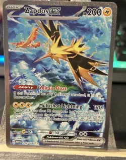 Pokemon TCG Zapdos EX Scarlet & Violet 151 Card Sir NM/M Condition - Image 1