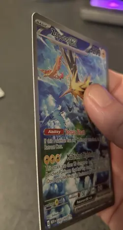 Pokemon TCG Zapdos EX Scarlet & Violet 151 Card Sir NM/M Condition - Image 4