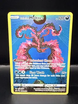 Pokemon Galarian Moltres SWSH284 Black Star Promo Pokemon Card - Image 1