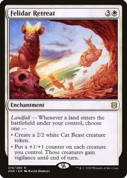 MTG Felidar Retreat ** Zendikar Rising ** English (NM) - Image 1