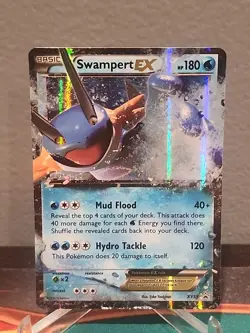 Swampert EX XY55 Black Star Promo Pokemon Card See Description - Image 1