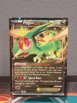 Flygon EX XY61 Black Star Promo Pokemon Card MP See Description - Image 1