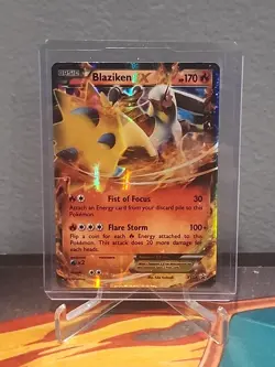 Blaziken EX XY54 Black Star Promo Pokemon Card MP See Description - Image 5