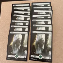 Forest (286) 14 pcs The Brothers' War BRO MTG Magic NM Full Art - Image 1