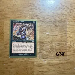 💀Yawgmoth's Will - World Championship Decks 1999 WC99 MTG Jakub Slemr Tokyo 638 - Image 1