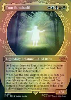 MTG Tom Bombadil Showcase Borderless Foil ** LTR ** English (NM) - Image 1