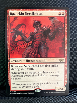 Razorkin Needlehead - MTG Magic - Duskmourn 0153 NM Rare - Image 1