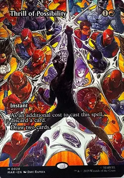 Thrill of Possibility (Borderless) Non- Foil M Marvel Universe Eternal-Legal 28 - Image 1