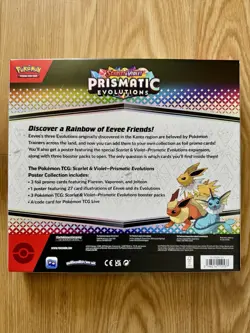 Pokemon TCG Scarlet & Violet Prismatic Evolutions Poster Collection Box - Image 2