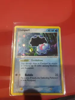 Pokemon TCG Clamperl 58/101 Common EX Hidden Legends Holo LP - Image 1