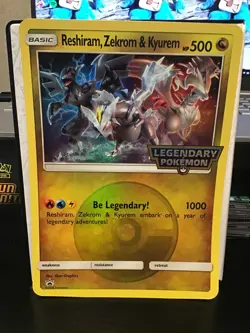 Reshiram, Zekrom & Kyurem Pokemon Black Star Promo Jumbo - Image 1