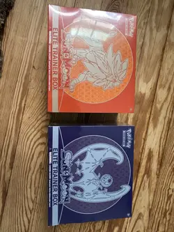 Sun & Moon Base Set ETB Set (Solgaleo & Lunala) Factory Sealed Elite Trainer Box - Image 2