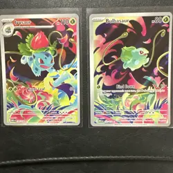 Bulbasaur 133/132 Ivysaur 134/132 IR Set Mega Evolution Pokemon TCG English MINT - Image 1