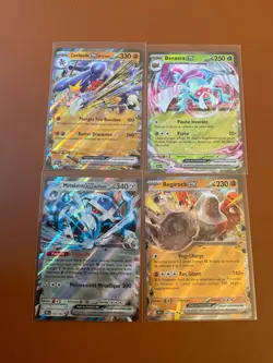 Carte Pokemon Lot de 4 EX - EV10 Rivalites Destinees - FULL ART HOLO NM FR - Image 1