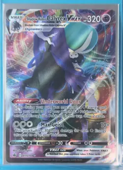 Pokemon - Shadow Rider Calyrex VMAX - Ultra Rare 75/198 - 2021 Chilling Reign - Image 1