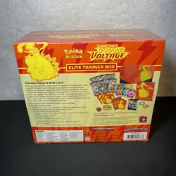Pokemon TCG: Sword & Shield-Vivid Voltage ETB - Factory Sealed - 8 Booster Packs - Image 3