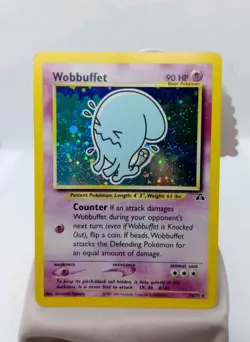 Wobbuffet 16/75 Neo Discovery Holo Lightly Played Vintage Pokemon Tcg - Image 1