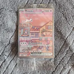 Mew EX SVP053 Scarlet & Violet 151 Pokemon Full Art Black Star Promo SEALED - Image 1
