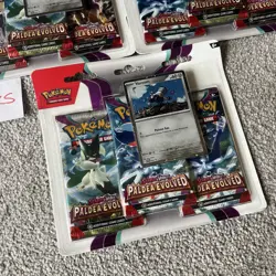 ✨✨ 10 x Pokemon Paldea Evolved Triple 3 Pack Blister - NEW & FACTORY SEALED ✨✨ - Image 2