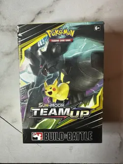 Brand New Factory Sealed Pokemon TCG Sun & Moon Team Up Build & Battle Box Tag - Image 1
