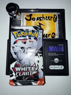 Heavy 22.80g Pokemon TCG SV 10.5 White Flare Booster Pack Factory Sealed! - Image 1