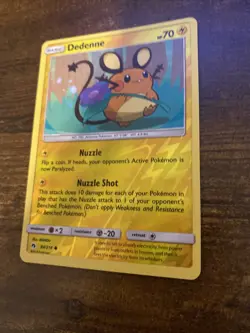 1x Dedenne - 84/214 - Common - Reverse Holo Lost Thunder Pokemon Near Mint - Image 4